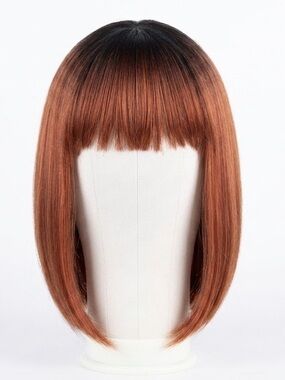 100% BRAZILIAN HUMAN HAIR BLEND -Red/Blk